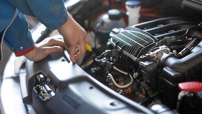 Car mechanic working in auto repair service. Picture: Mikola249