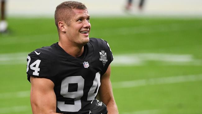Carl Nassib has come out as gay (Photo by Ethan Miller/Getty Images).