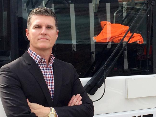 Bus Association of Victoria executive director Dr Chris Lowe. Picture: Alison Wynd