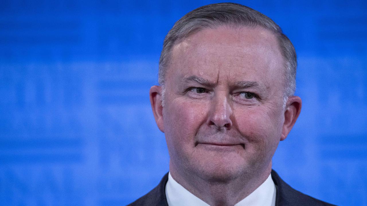 Mr Albanese noted national Labor would never seek trade agreements under China’s controversial belt and road initiative Picture: NCA NewsWire / Gary Ramage