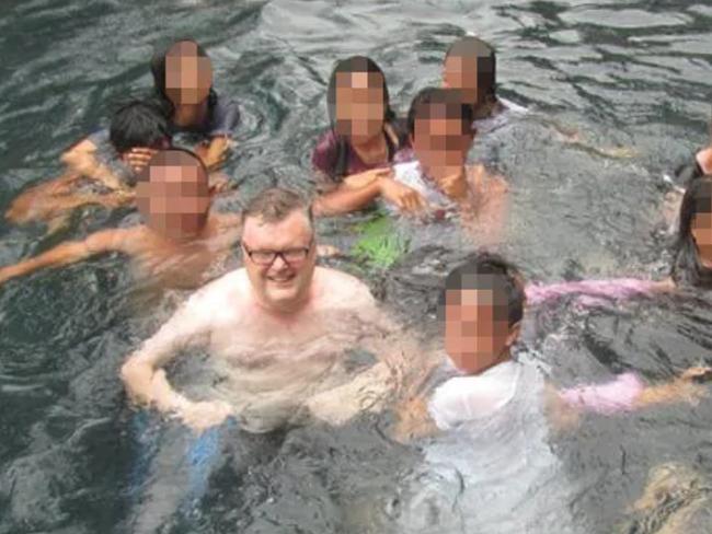 Peter Andrew Hansen, who has been charged over child pornography offences in Southeast Asia. Picture: Facebook