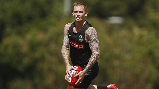 Dayne Beams adds another midfield goalscoring option for the Magpies. Picture: AAP