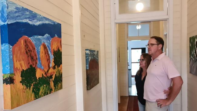 Gympie artist Danny Bickmore's works on show. Photos: Supplied