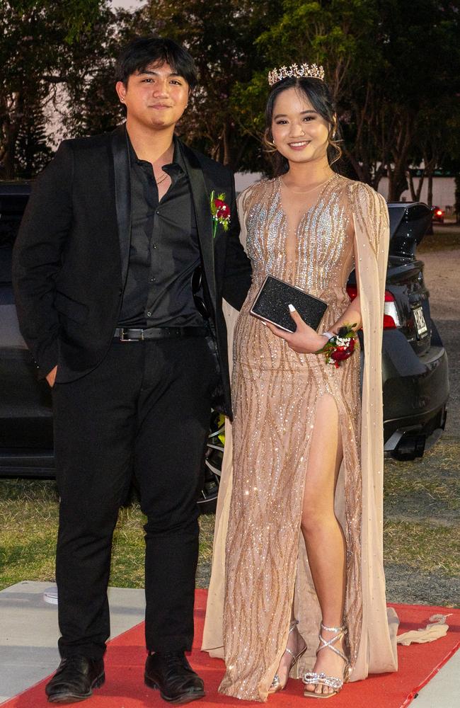 Ronald and Raiza Medrano at Mackay State High School, Mackay Turf Club Saturday 14 October 2023 Picture: Michaela Harlow