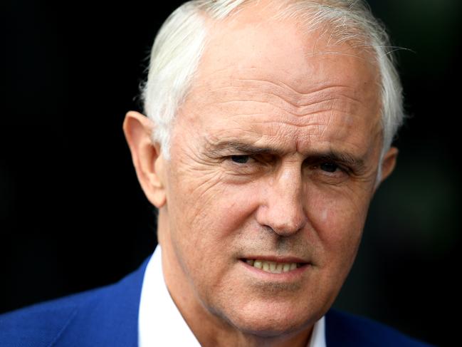 Former prime minister Malcolm Turnbull speaks to media after delivering an address at the NSW Smart Energy Summit in Sydney, Tuesday, December 4, 2018. (AAP Image/Dan Himbrechts) NO ARCHIVING