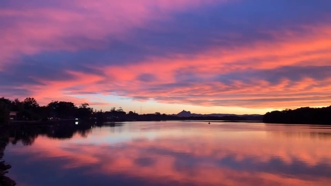 ‘Magical’ Sunset Lights Up Tweed River on New South Wales North Coast ...