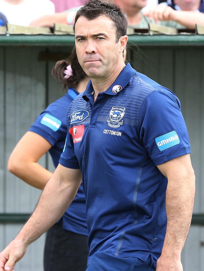 Geelong coach Chris Scott.