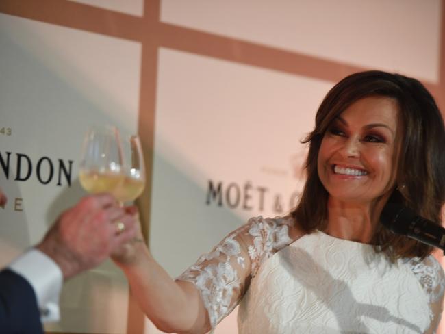 Former Today host Lisa Wilkinson made light of her headline-making week. Picture: Dean Lewins/AAP