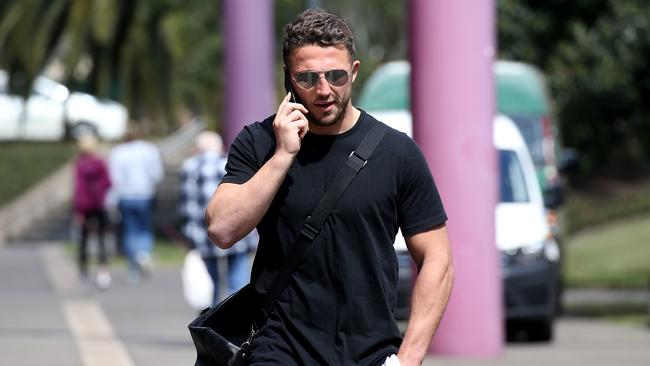 South Sydney Rabbitohs former star Sam Burgess at Redfern Oval.