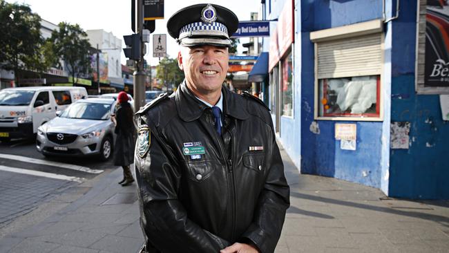 The inaugural South Sydney police commander Andrew Holland. Picture: Adam Yip