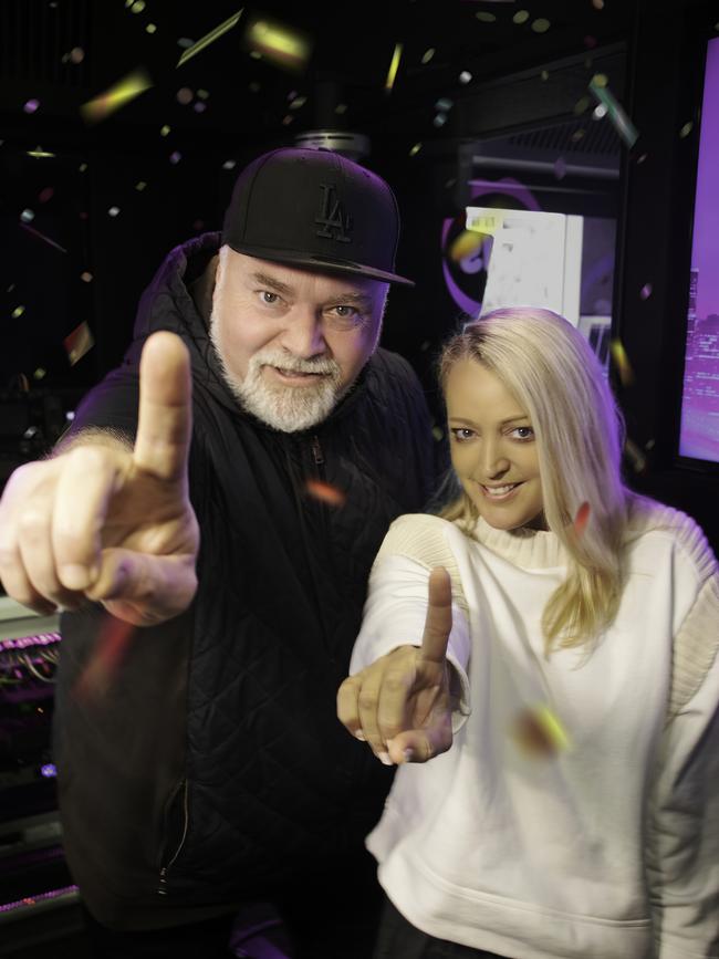 KIIS breakfast duo Kyle Sandilands and Jackie O.