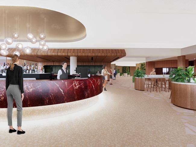 New Adelaide Airport Qantas Lounge precinct