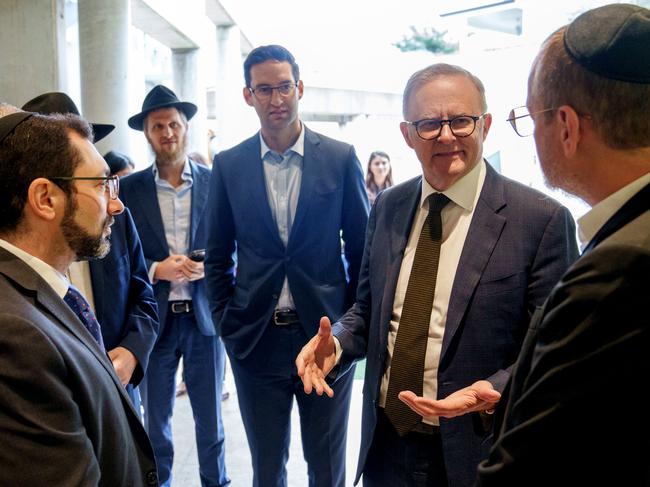 Prime Minister Anthony Albanese meets with Jewish Australians and Rabbinical Councils from across the country this morning. picture - PMO