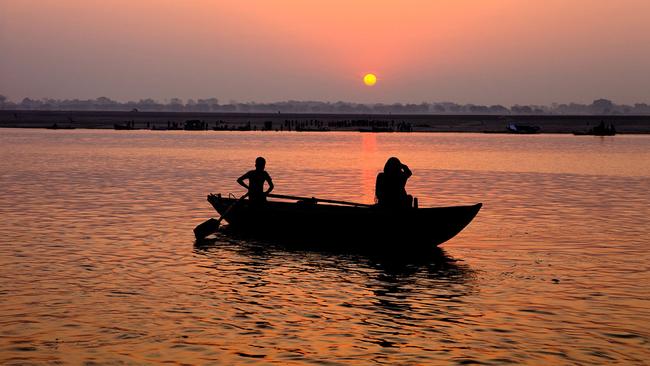 Every time I visit India I take the spiritual sunrise boat ride on the Ganges River, the holiest site in the world for Hindus. Picture: iStock.