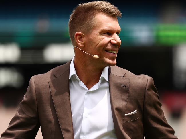 David Warner is balancing commentary commitments and T20 franchise cricket going forward. Picture: Morgan Hancock – CA/Cricket Australia via Getty Images