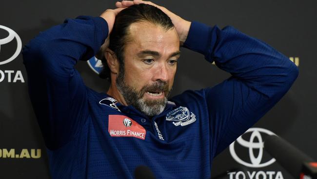 Chris Scott comes to terms with Geelong’s loss in his post-match press conference.