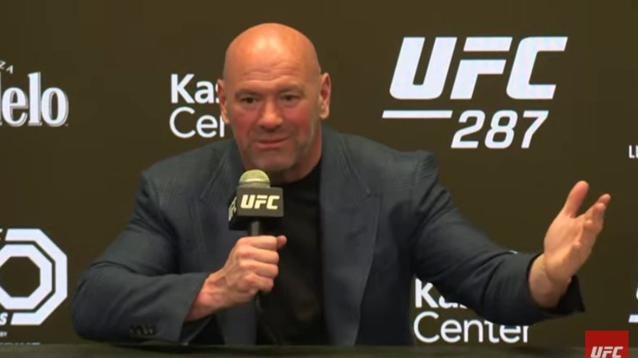 Dana White took aim at journalists.