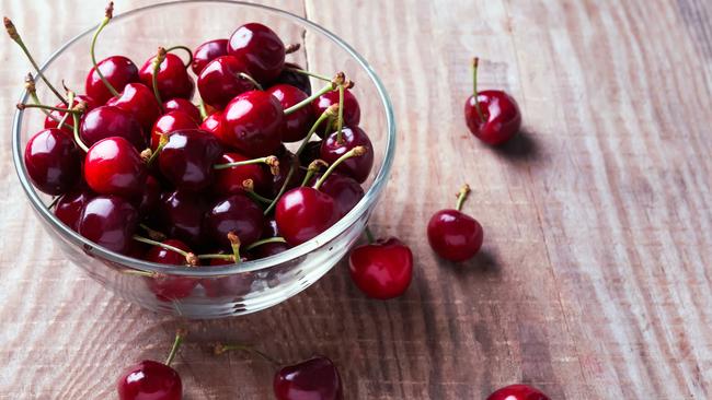 Cherries contain antioxidant compounds called anthocyanins. Picture: istock