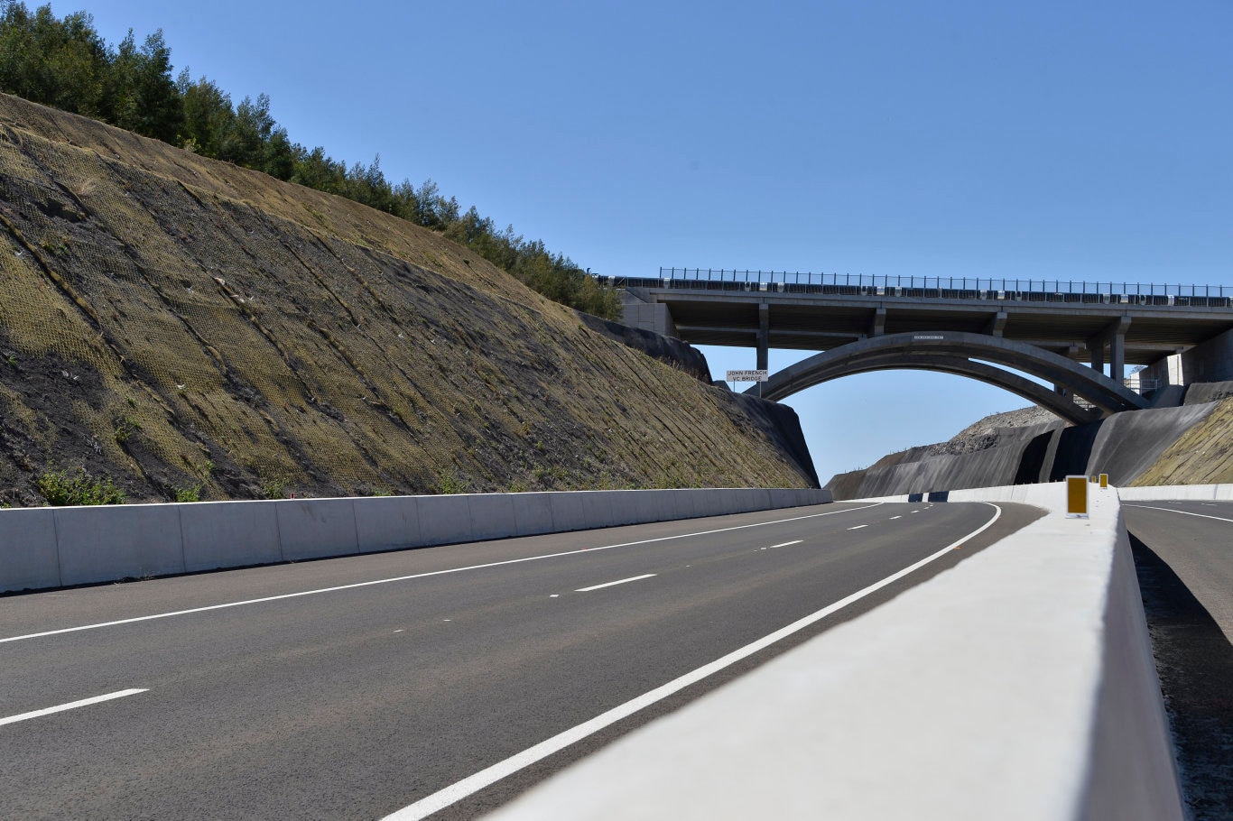 The John French VC bridge on the Toowoomba Second Range Crossing during media preview before opening, Friday, September 6, 2019. Picture: Kevin Farmer