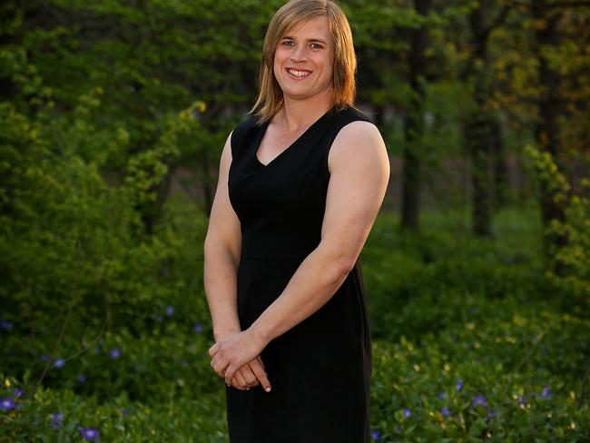 Hannah Mouncey had a great year with Ainslie.