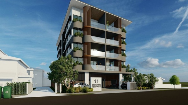 Artist impression of Niclin's project to be built at 11 Drayton Tce, Wynnum.