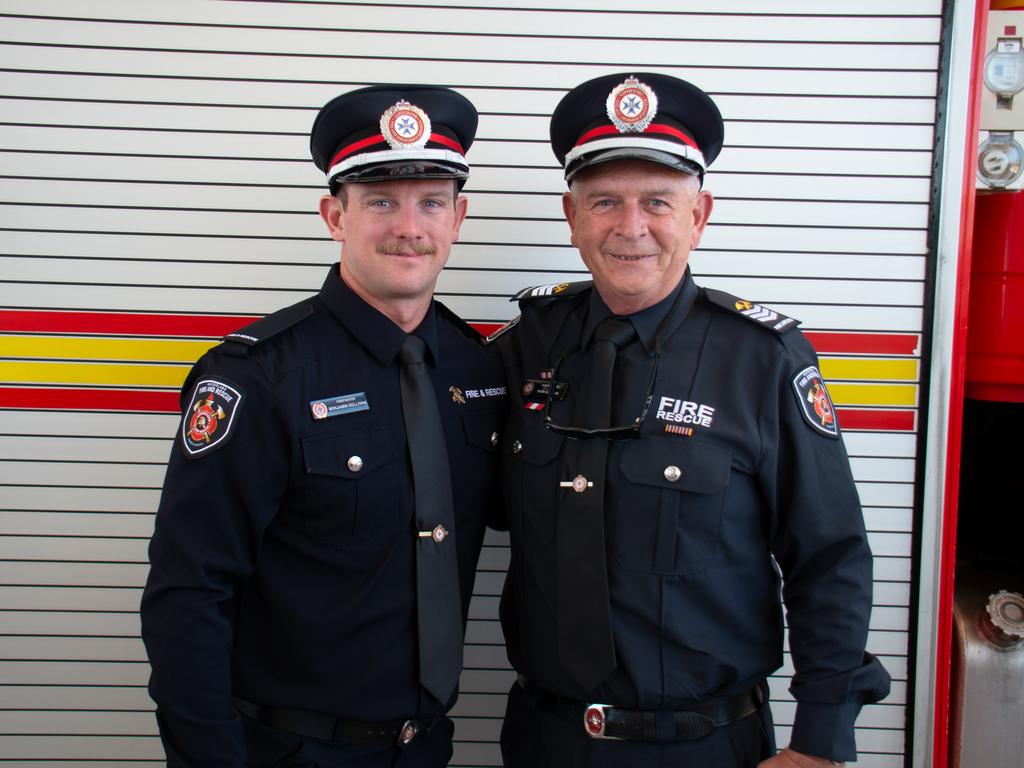 Inspiring father-son firefighting duo Ben and Mark Sullivan have a fantastic story (Photo: QFES)