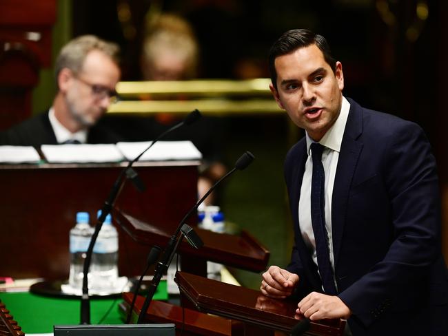 NSW Sydney MP Alex Greenwich had hoped the bill would be voted on in both houses of parliament by the end of the year. Picture: Joel Carrett / AAP