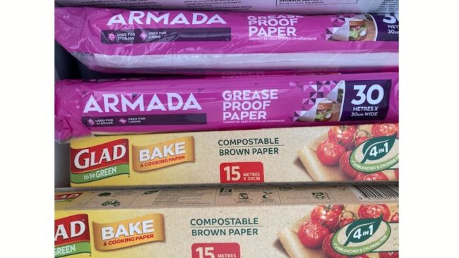 What is the difference between baking paper and greaseproof paper