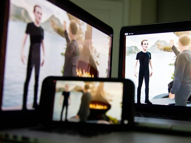 The so-called metaverse is a new digital space that Meta believes will supplant smartphone apps as the primary form of online interaction. Picture: Michael Nagle/Bloomberg via Getty Images