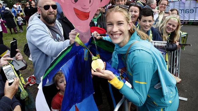 Olympic rowing champion Kim Brennan is one of the athletes who has served as a mentor on the Gold Medal Ready program Picture: Kim Eiszelle