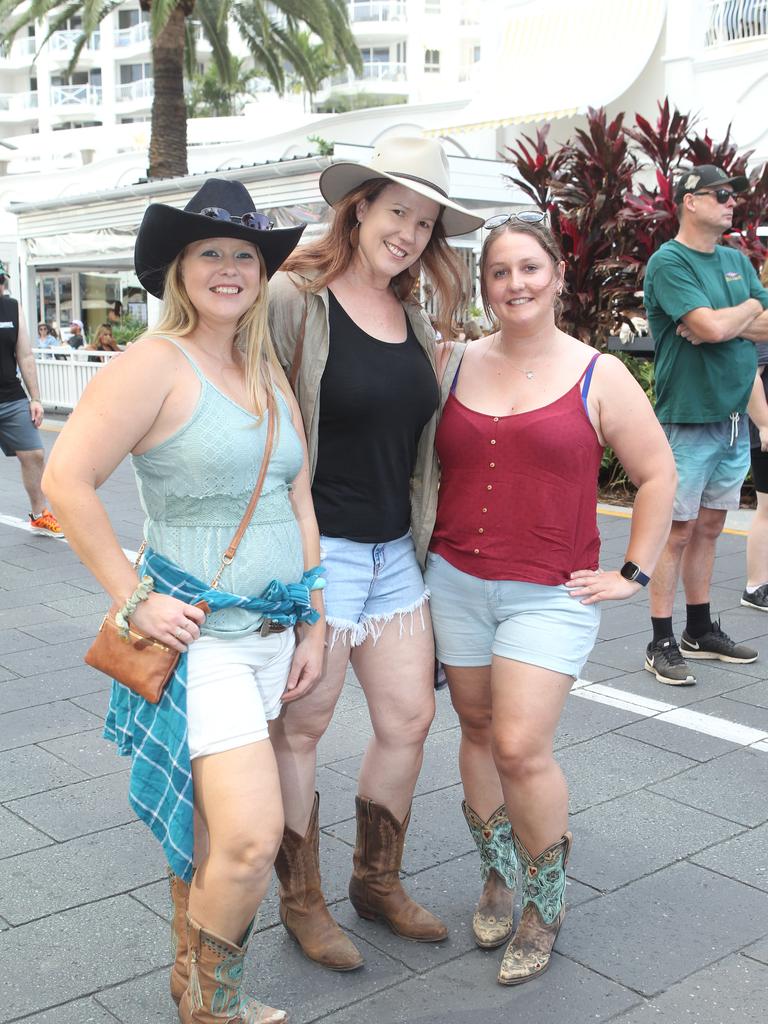 Groundwater. Coby Imber, Kerrie Lanyon, Rachel Bertram. 19 October 2024 Broadbeach Picture by Richard Gosling