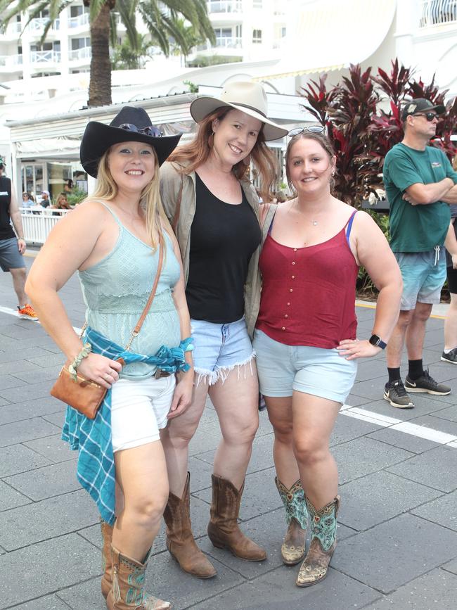 Groundwater. Coby Imber, Kerrie Lanyon, Rachel Bertram. 19 October 2024 Broadbeach Picture by Richard Gosling