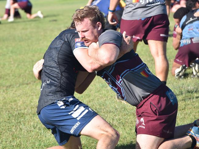 CQ Capras under-16, under-18, under-21 and senior men training at Kettle Park, Rockhampton, on December 3, 2022.