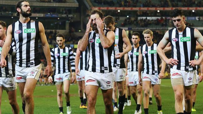 Collingwood were very disappointing against Richmond. Picture: Getty
