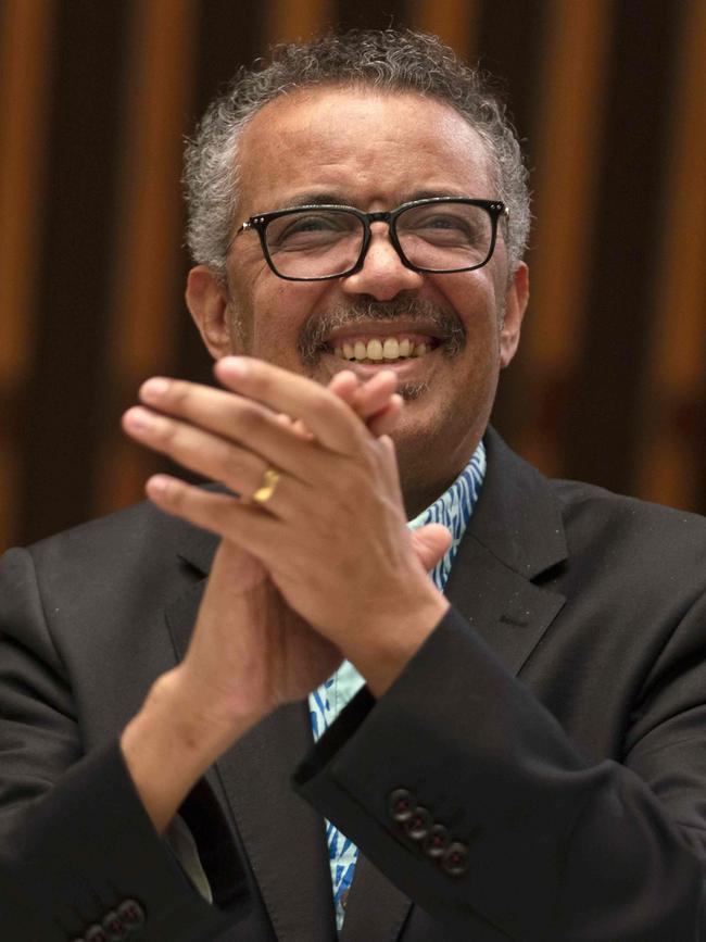 World Health Organisation director-general Tedros Adhanom Ghebreyesus. Picture: AFP