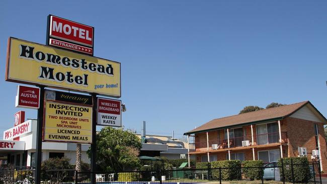 Dubbo’s Homestead Motel Hotel was visited by the infected woman and her husband. Picture: Supplied