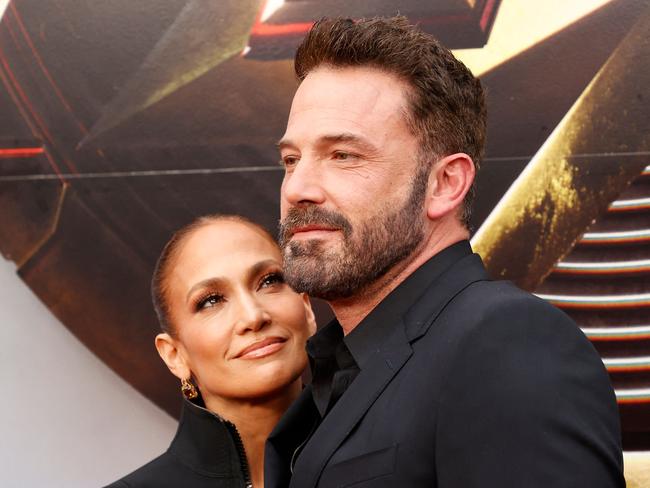 (FILES) US actors Jennifer Lopez (L) and Ben Affleck arrive for the world premiere of "The Flash" at Ovation Hollywood in Hollywood, California, on June 12, 2023. Jennifer Lopez has filed for divorce from Ben Affleck, US media reported on August 20, two years after the Hollywood power couple officially gave love a second chance by tying the knot. The pair, who were nicknamed "Bennifer" when they first dated in the frenzied tabloid celebrity days of the early 2000s, had rekindled their relationship almost two decades later. But Lopez on August 20 filed divorce papers at a Los Angeles court, Hollywood trade outlet Variety and celebrity gossip website TMZ said. A representative for Lopez declined to comment. Affleck's publicist did not immediately respond to AFP request for comment. (Photo by Michael Tran / AFP)