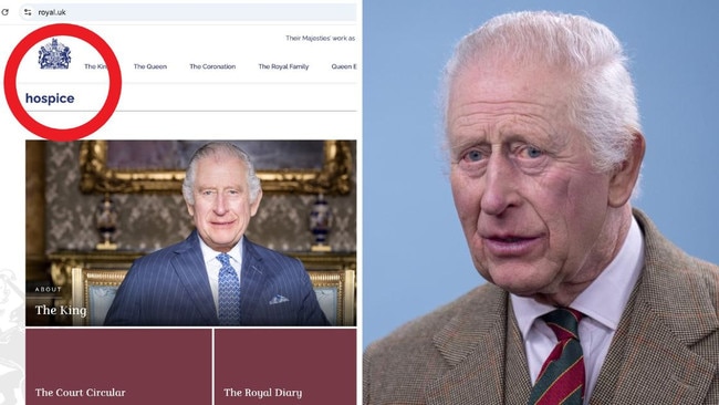 Seven simple letters have appeared on the royal family’s website that could set off serious shock waves.