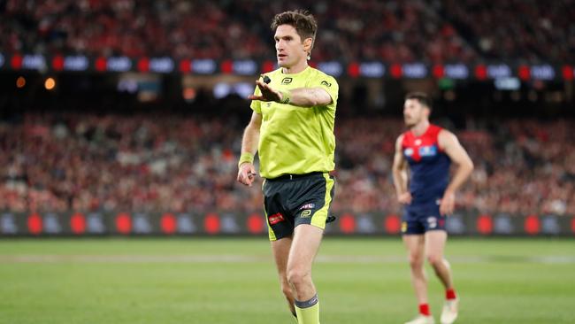 AFL umpires won’t be called on during AFLW finals. Picture: Michael Willson/AFL Photos via Getty Images