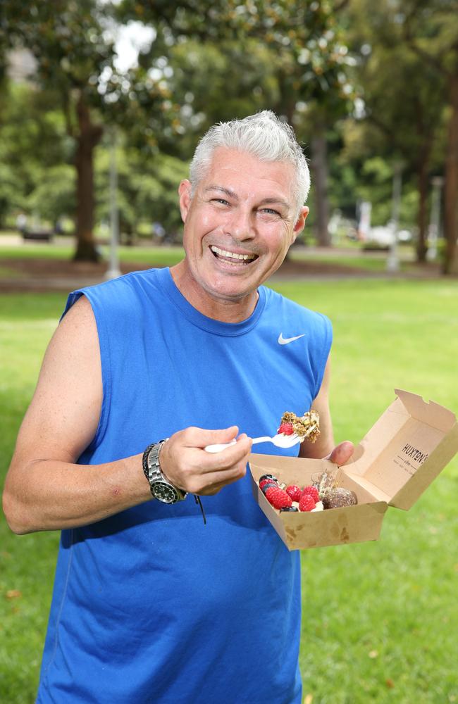 Chef Justin Bull in Hyde Park last December. Picture: Tim Hunter