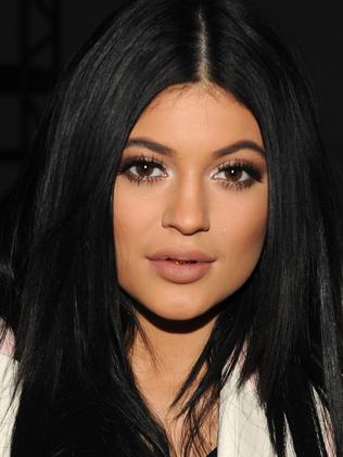 Lippy ... Kylie in matte mode. Picture: Getty Images