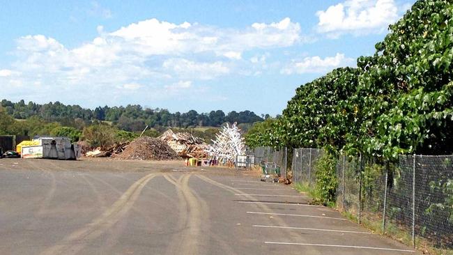 While last year's recycled bike tree is still languishing among the dumpsters at the Lismore Revolve and Recycling Centre, the makings of another tree has been spotted at the Lismore tip.