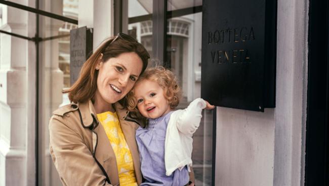 Polly Phillips with daughter Lala. Photo: Jonas Pryner Andersen