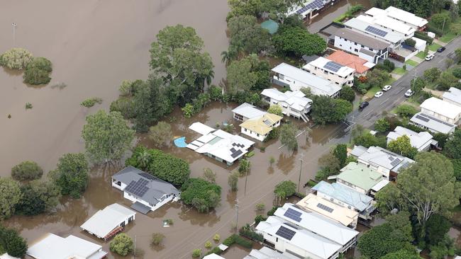 Leybourne Street, Chelmer, Flooding in Brisbane and Ipswich. Picture: Liam Kidston