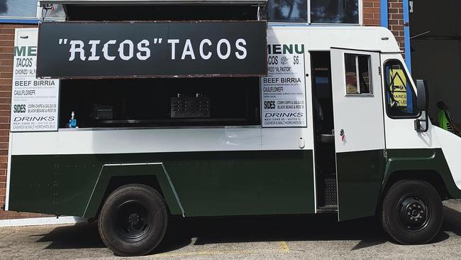 The original Rico’s Tacos food truck. Picture: Instagram