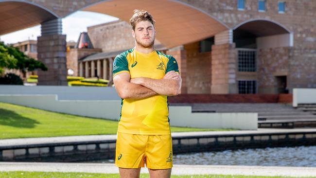 Junior Wallabies captain Fraser McReight. Picture: Rugby AU Media/Luke Marsden