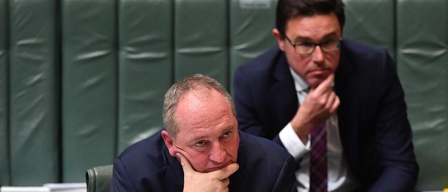 Former Deputy Prime Minister Barnaby Joyce and former agriculture minister David Littleproud are set to face off in a Nationals party room vote today.