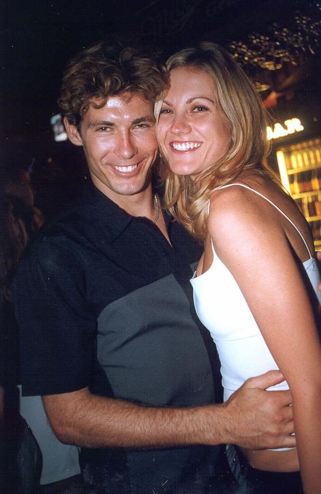 Adam Dundas-Taylor and Hannah Els at Shooters, 2000.