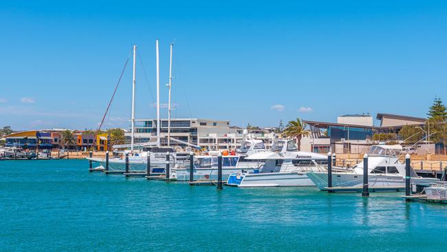 The marina at Geraldton in WA.