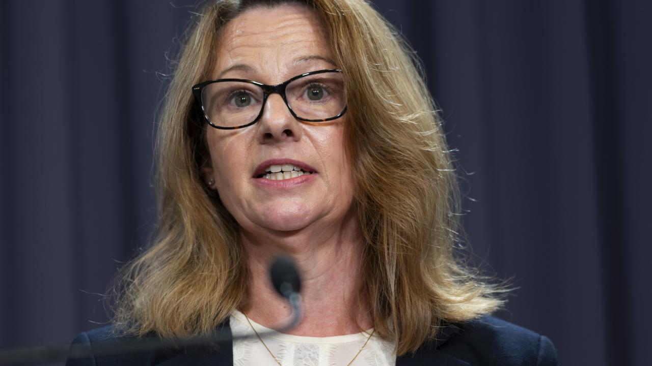 Abigail Bradshaw Head of the Australian Signals Directorate at Parliament House in Canberra. Picture: NCA NewsWire / Martin Ollman